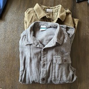 2 Columbia long sleeve shirts